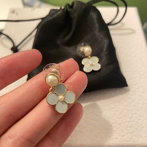 Ann Taylor four leaf clover earrings
